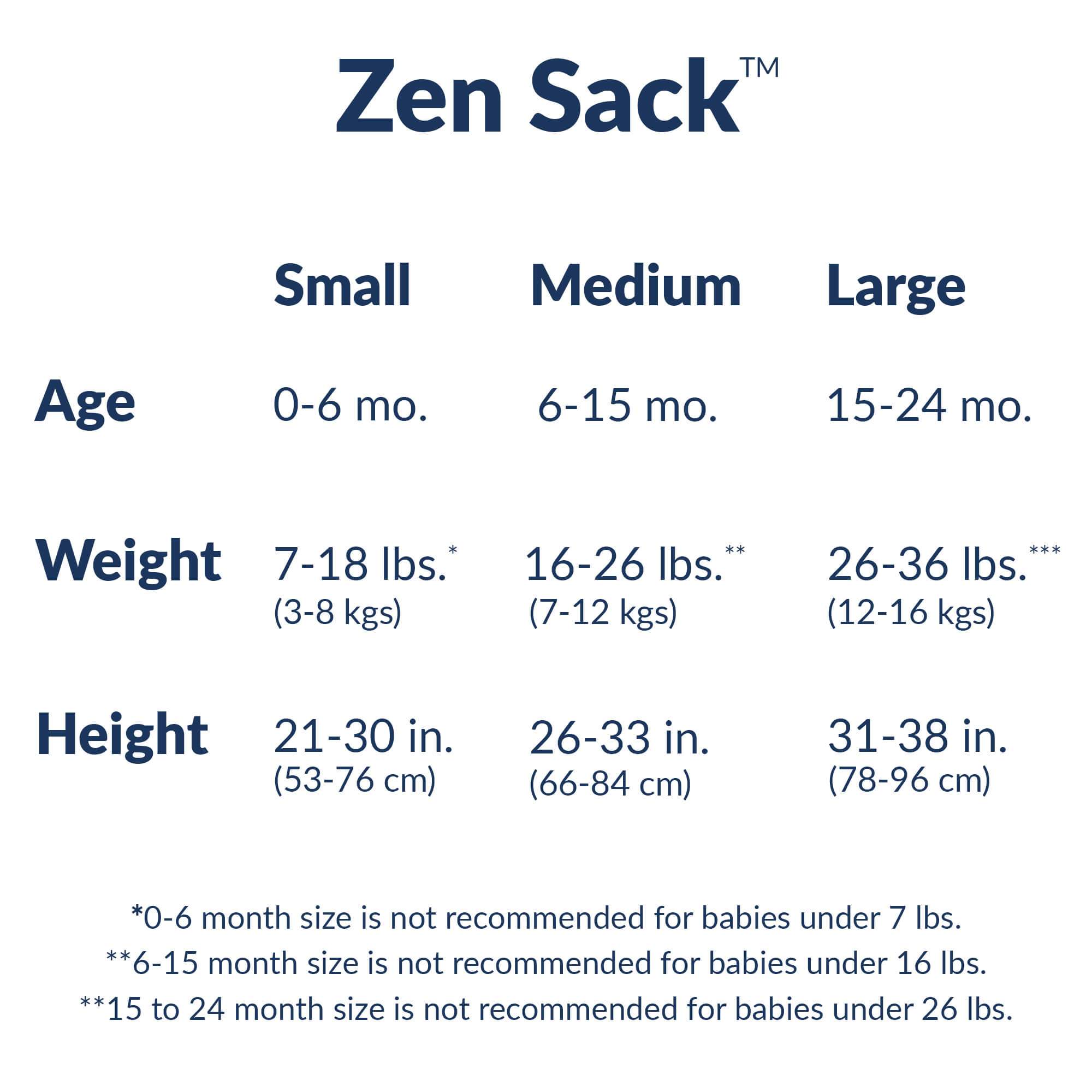 Zen Sack® Winter 2 Pack