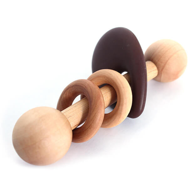 Wood and Silicon Rattle
